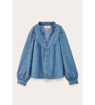 BA&SH Chemisier Lay bleu