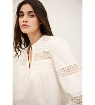 BA&SH Blusa Nami beige