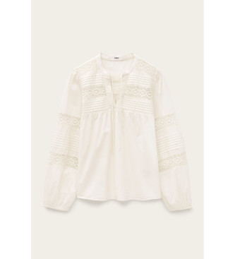 BA&SH Blusa Nami beige