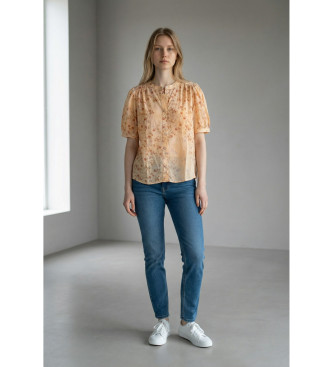 BA&SH Blusa Novella naranja