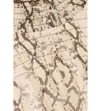 BA&SH Shamy beige blouse