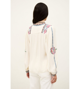 BA&SH Blusa Tilt blanco roto