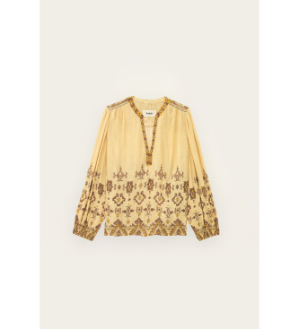 BA&SH Zato yellow blouse