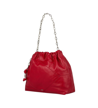BA&SH June rdeča usnjena torba