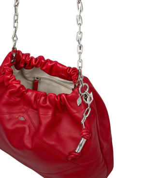 BA&SH June rdeča usnjena torba