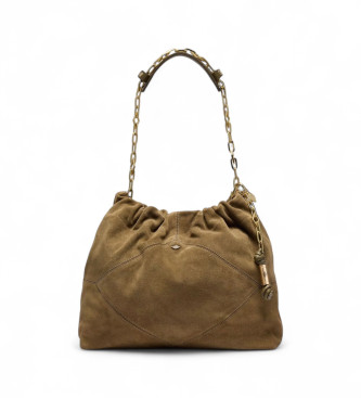 BA&SH Borsa in pelle verde giugno