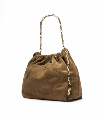 BA&SH Borsa in pelle verde giugno