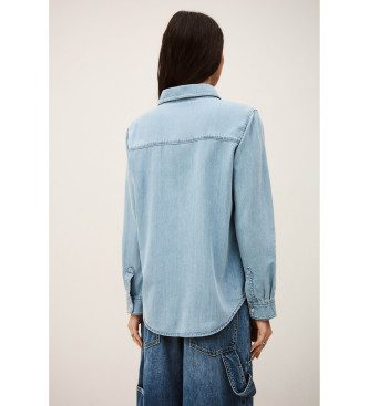 BA&SH Camisa Adali azul