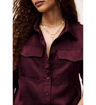 BA&SH Chemise Canoli marron