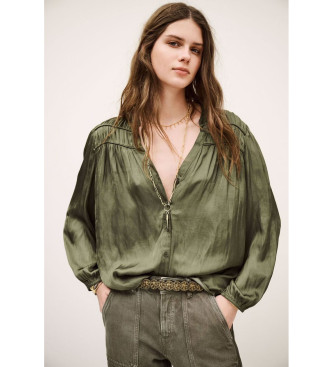 BA&SH Chemise verte Cessia