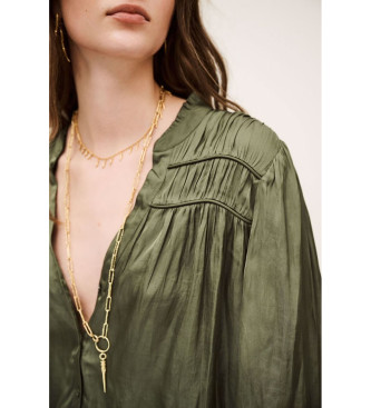 BA&SH Chemise verte Cessia