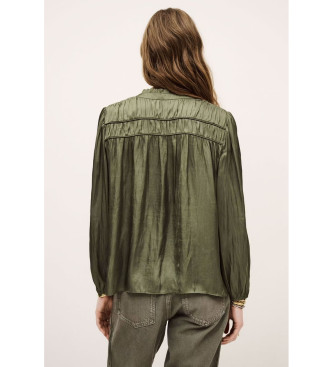 BA&SH Chemise verte Cessia