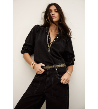 BA&SH Mio shirt black