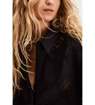 BA&SH Muriel shirt black