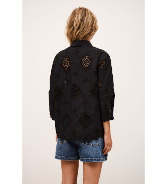 BA&SH Muriel shirt black