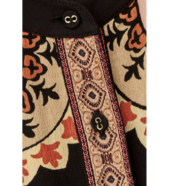 BA&SH Camisa solta estampada Preto Valda