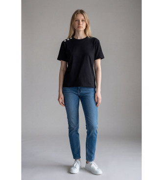 BA&SH Camiseta Elmer negro