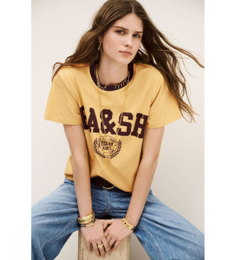 BA&SH T-shirt Loni jaune