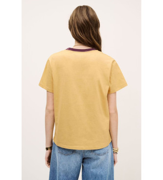 BA&SH T-shirt Loni jaune