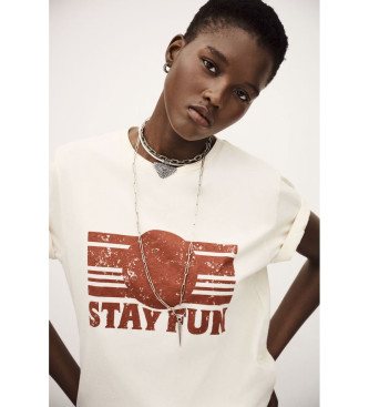 BA&SH T-shirt beige Reese