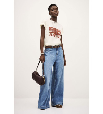BA&SH T-shirt beige Reese