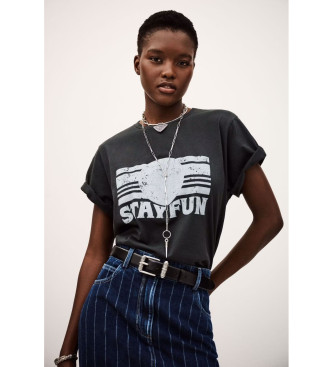 BA&SH T-shirt Reese noir