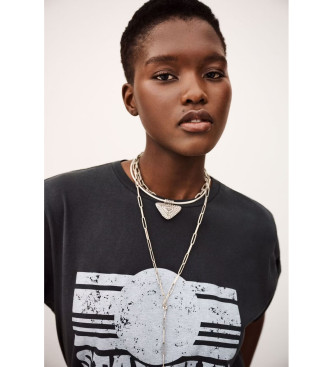 BA&SH T-shirt Reese noir