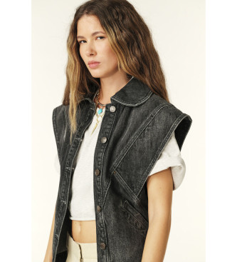 BA&SH Gilet Max noir