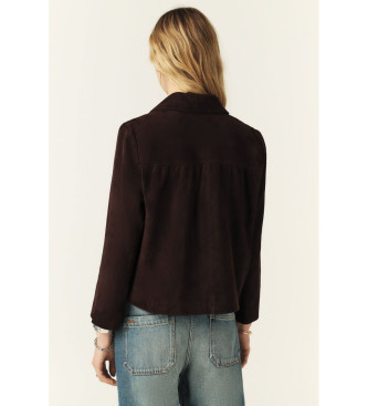 BA&SH Chaqueta Milas chocolate