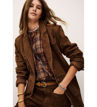 BA&SH Chaqueta Mosty marrn