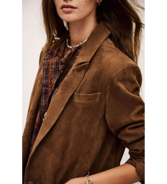 BA&SH Chaqueta Mosty marrn