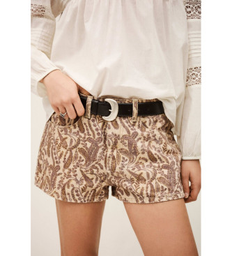 BA&SH Cintur�n Brad de piel negro