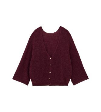BA&SH Cardigan bordeaux Isaac