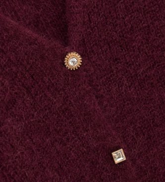 BA&SH Cardigan bordeaux Isaac