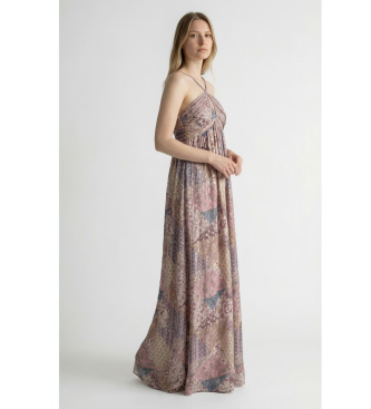 BA&SH Abito multicolore Pietra