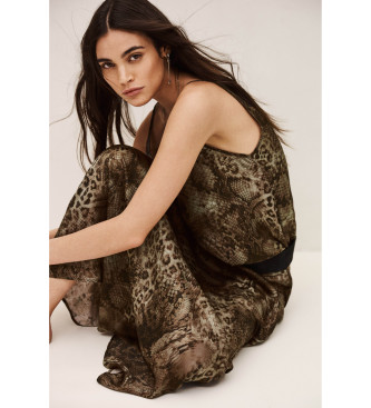 BA&SH Falda Ciria marr�n verdoso