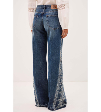 BA&SH Cal�as de ganga Vivy blue