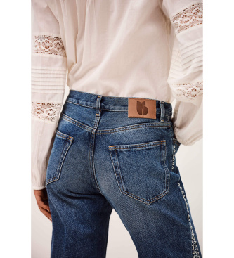 BA&SH Cal�as de ganga Vivy blue