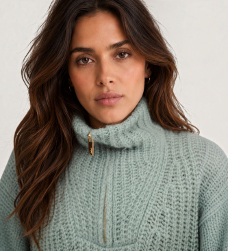 BA&SH Beltane sweater lyseblå