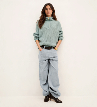 BA&SH Beltane sweater lyseblå