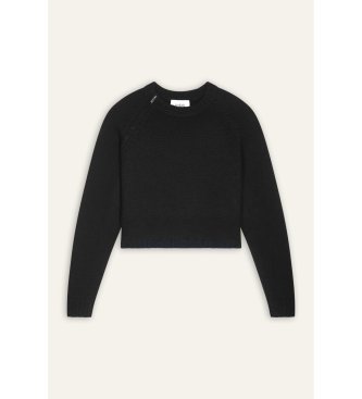 BA&SH Schwarzer Kaschmirpullover Corvy