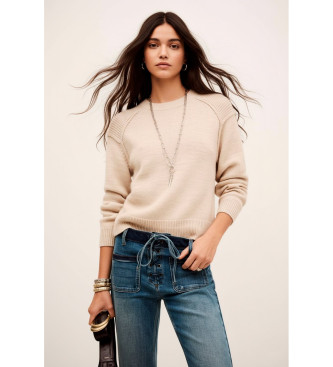 BA&SH Camisola bege Liara