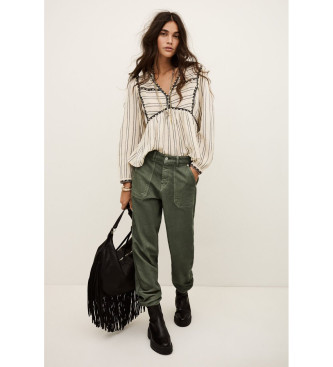 BA&SH Pantaln Cali verde