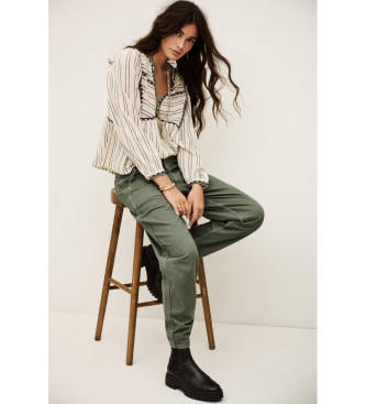 BA&SH Pantaln Cali verde