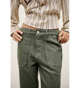 BA&SH Pantaln Cali verde