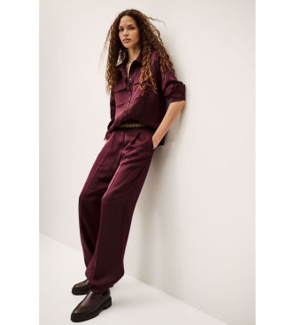 BA&SH Pantalon Charly marron