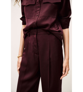 BA&SH Pantalon Charly marron