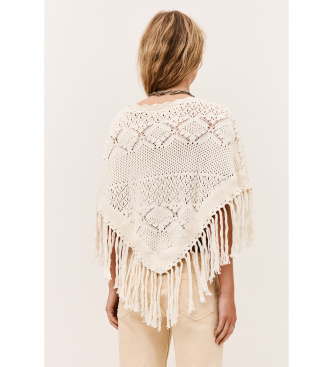 BA&SH Poncho Sandy bege