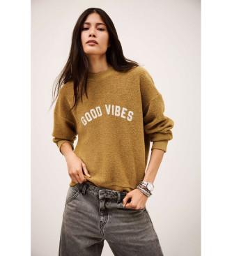 BA&SH Sweat-shirt Robbie marron