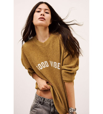 BA&SH Sweat-shirt Robbie marron
